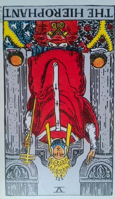 The Hierophant Tarot Card Meaning Upright and Reversed - Numerologysign.com