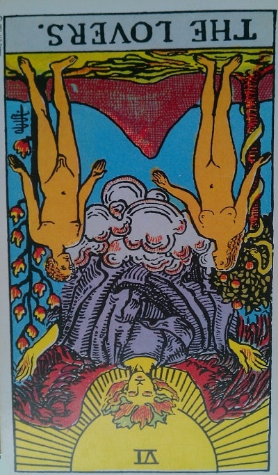 Inverted Lovers Tarot Card Meaning (Reversed) – Major Arcana
