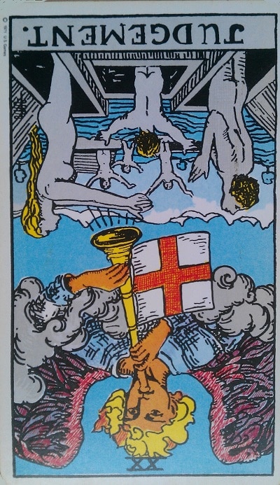 Inverted Judgement Tarot Card Meaning – Major Arcana