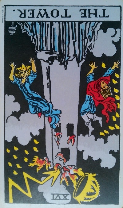 The Tower of Destruction Tarot Card Meaning Upright and Reversed