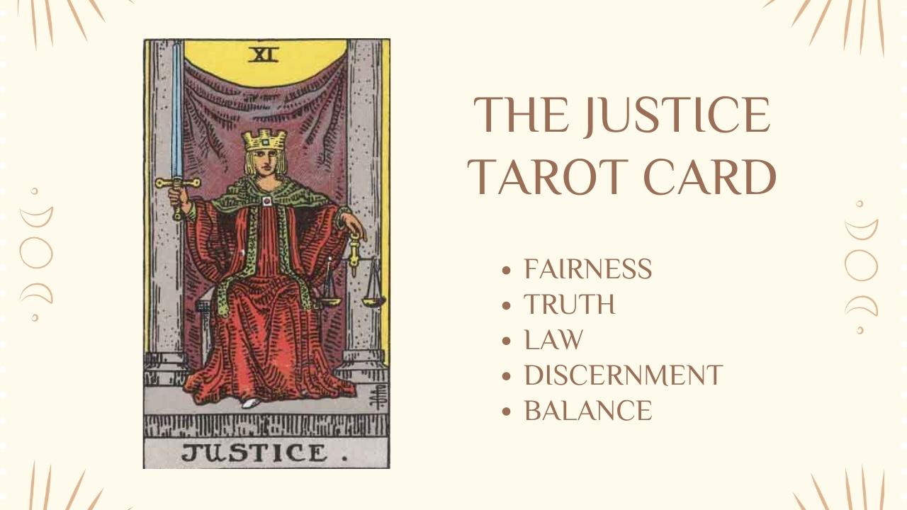 The Justice Tarot Card Meaning Upright and Reversed