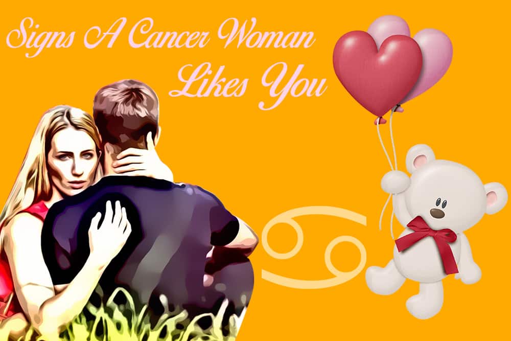 12 Obvious Signs A Cancer Woman Likes You Numerologysign Com