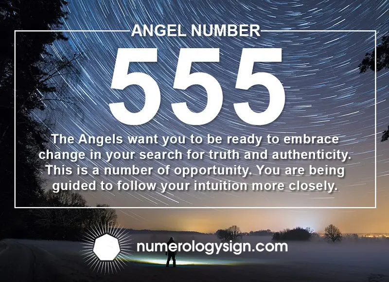 Angel Number 555 Meanings
