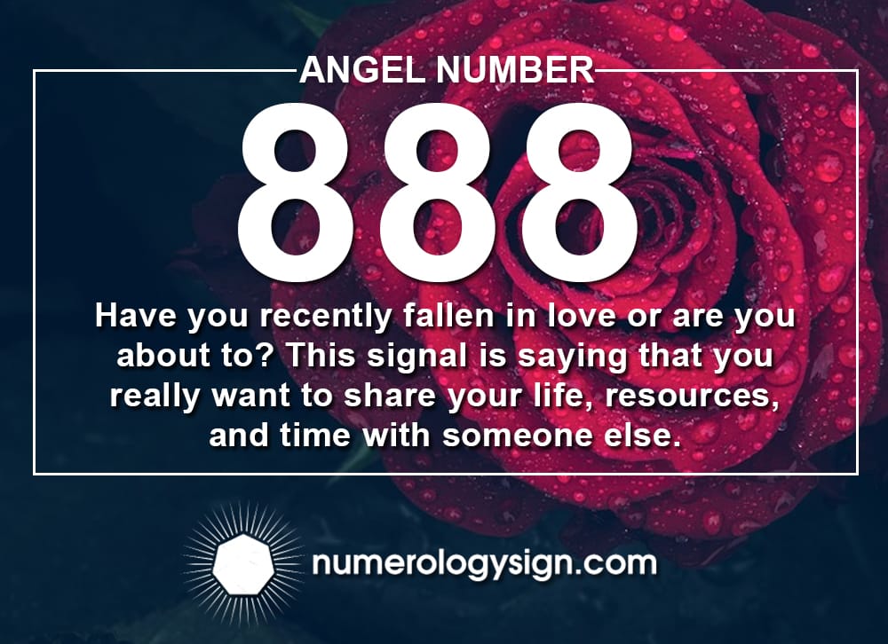 What does 888 mean in love?