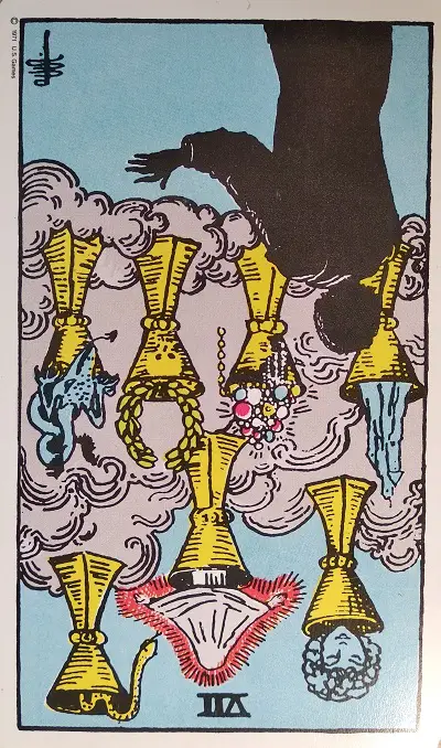 seven of cups yes or no tarot