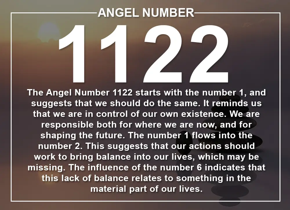 Angel Number 1122 