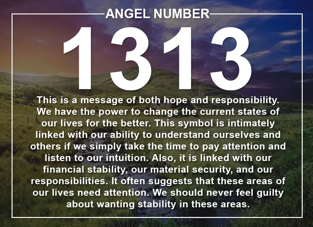 Angel Number 1313 Meanings – Why Are You Seeing 1313?