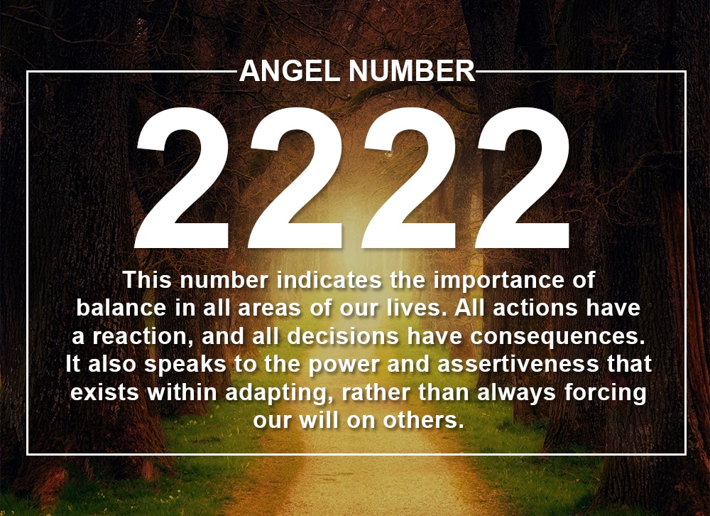 Angel Number 2222 Meanings
