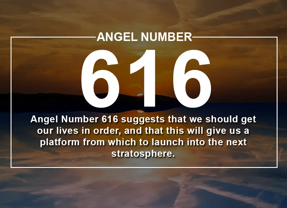 Angel Number 616 Meanings