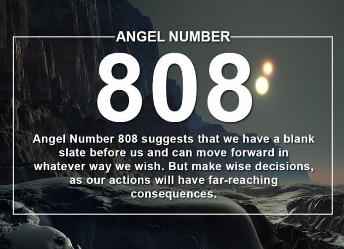 Seeing Angel Number 808