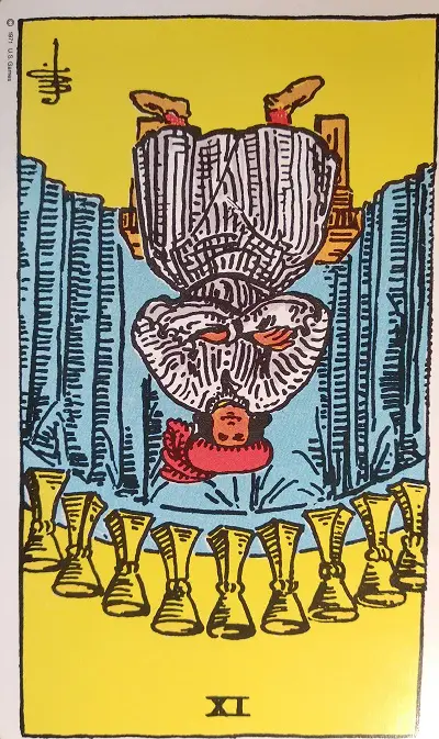 Reversed (9) Nine of Cups Tarot Card Meaning &ndash; Minor Arcana