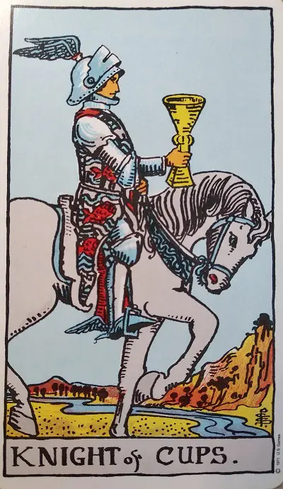 knight of cups upside down meaning