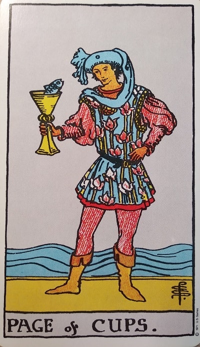 Upright Page of Cups Tarot Card Meaning – Minor Arcana