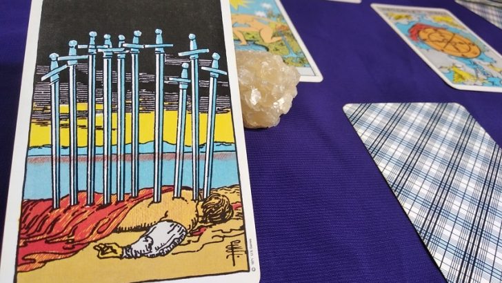 The (10) Ten of Swords Tarot Card Meaning – Minor Arcana