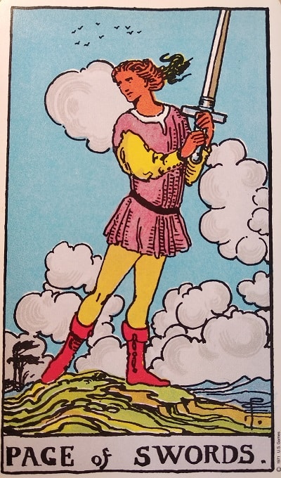 Upright Page of Swords Tarot Card Meaning – Minor Arcana
