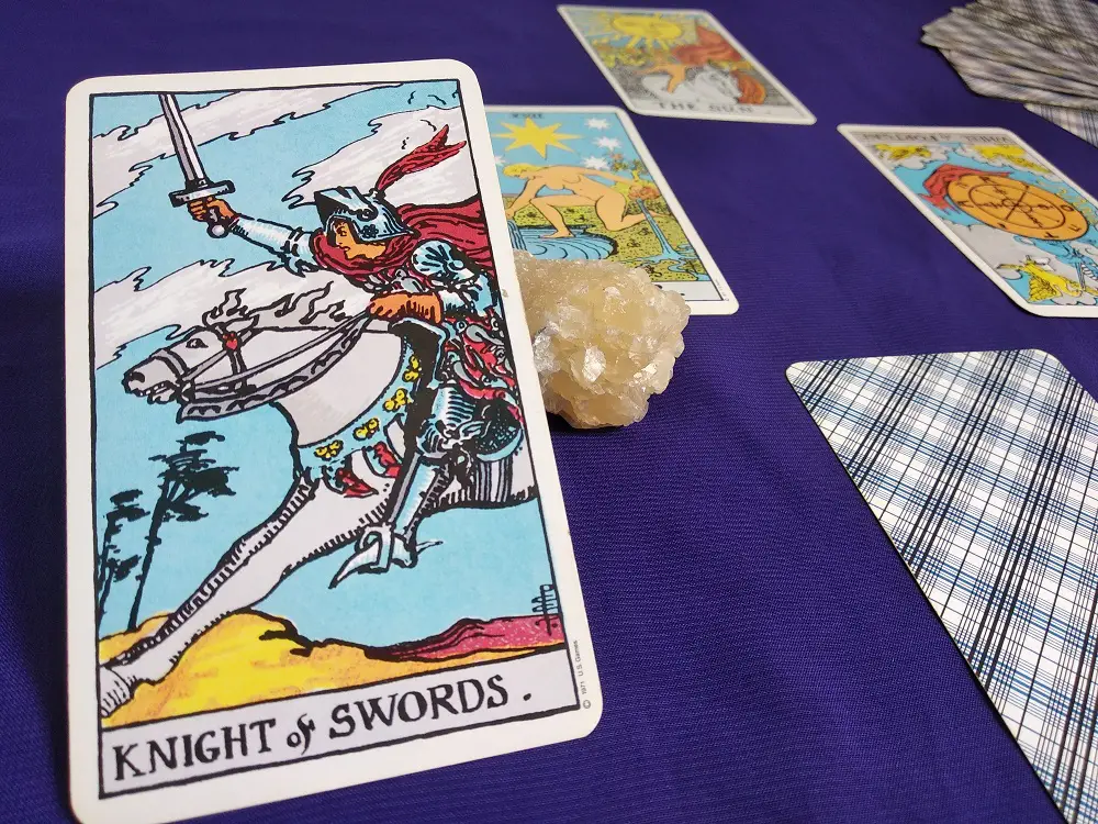The Knight of Swords Tarot Card Meaning Upright and Reversed