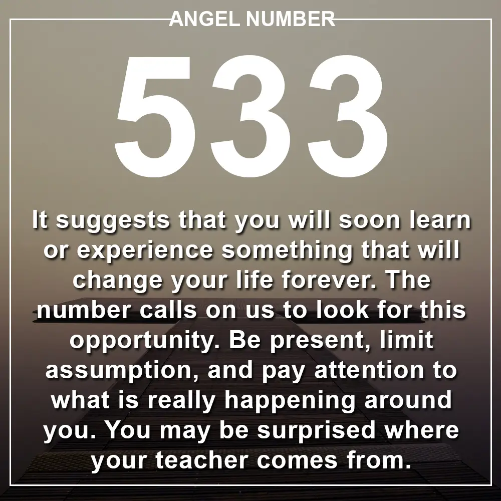 Angel Number 533 Meanings