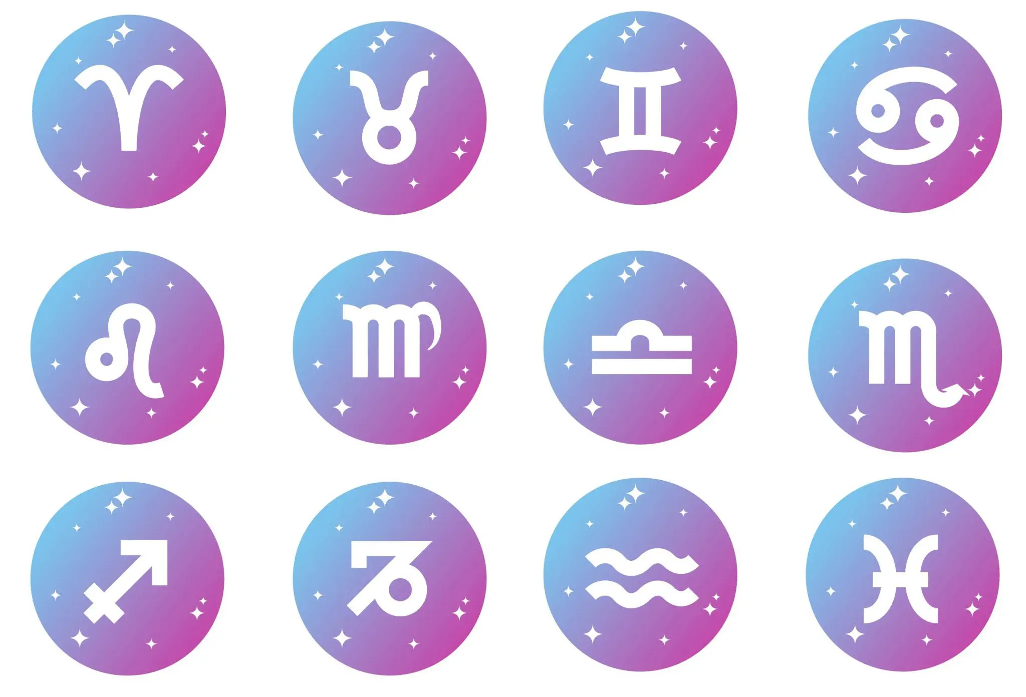 non emoji astrology symbols