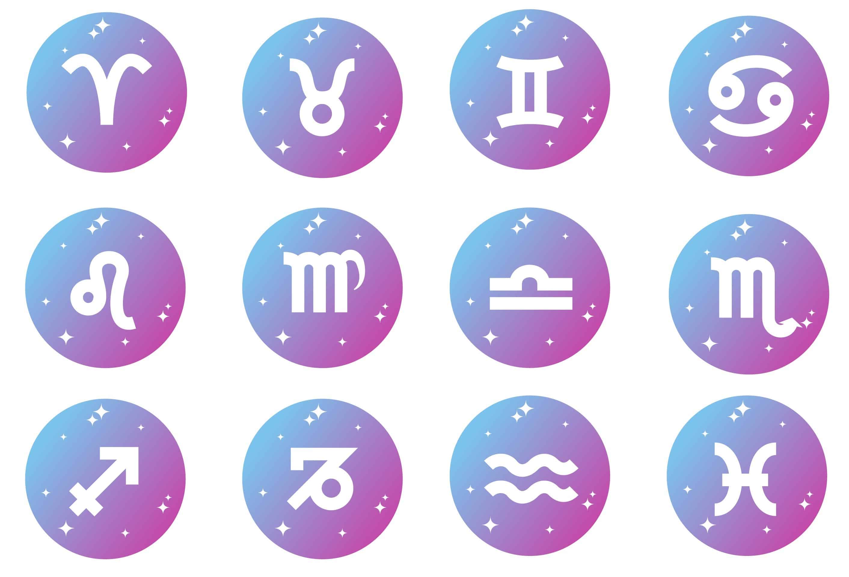 All 12 Zodiac Signs Symbols
