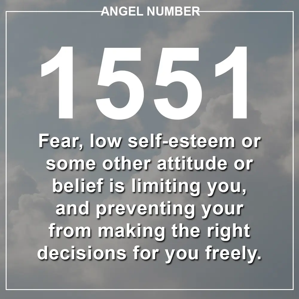 Angel Number 1551 Meanings