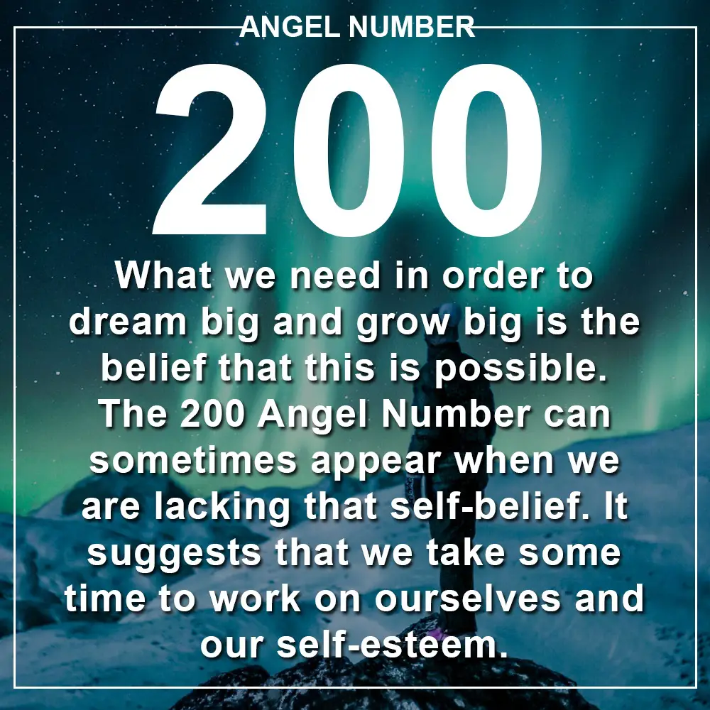 What is the meaning of 200?