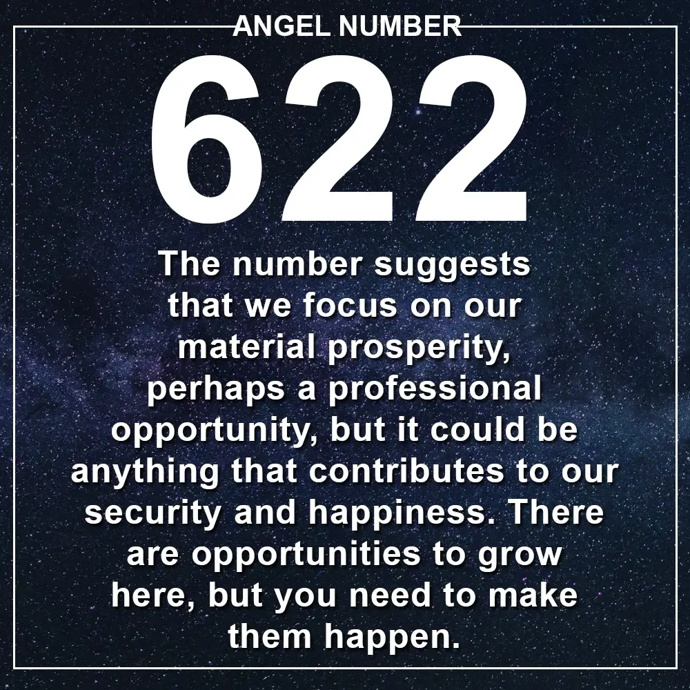 Angel Number 622 Meanings