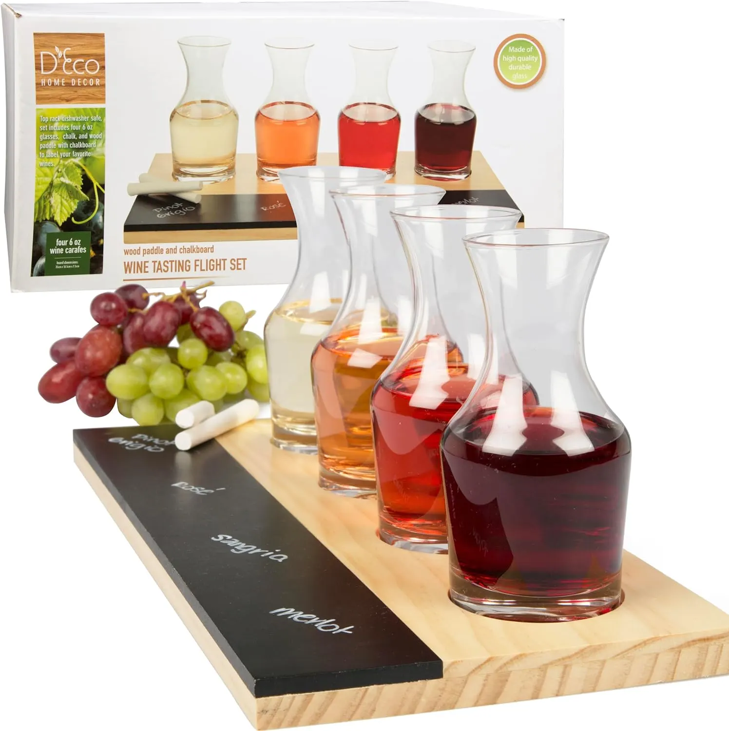 D'eco Wine Tasting Flight Sampler Set