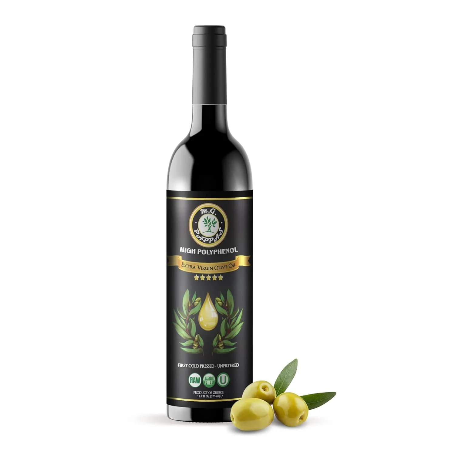 High polyphenol rich olive oil