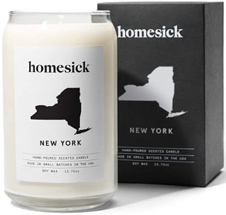 Homesick New York scented candles