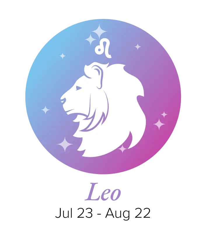Leo Zodiac Sign Symbol with Dates