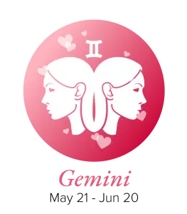 Gemini Compatibility Zodiac Sign Symbol with Dates