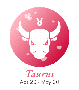 Símbolo del signo zodiacal de compatibilidad con Tauro con fechas