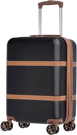 AmazonBasics Vienna Expandable Carry-On Luggage Spinner Suitcase