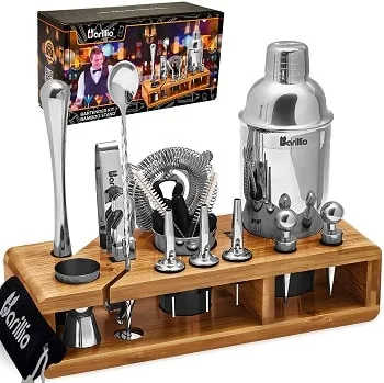 Elite 23-Piece Bartender Kit Cocktail Shaker Set