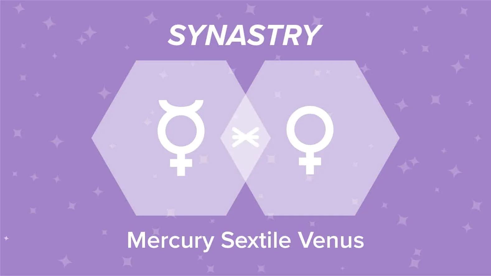 Mercury Sextile Venus Synastry