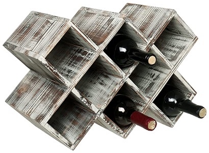 Rustic wine rack