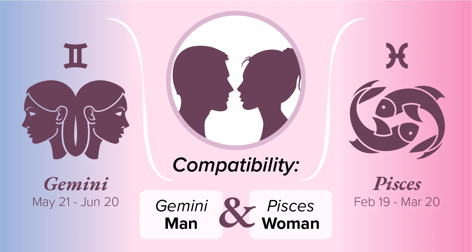 Gemini Man and Pisces Woman Compatibility