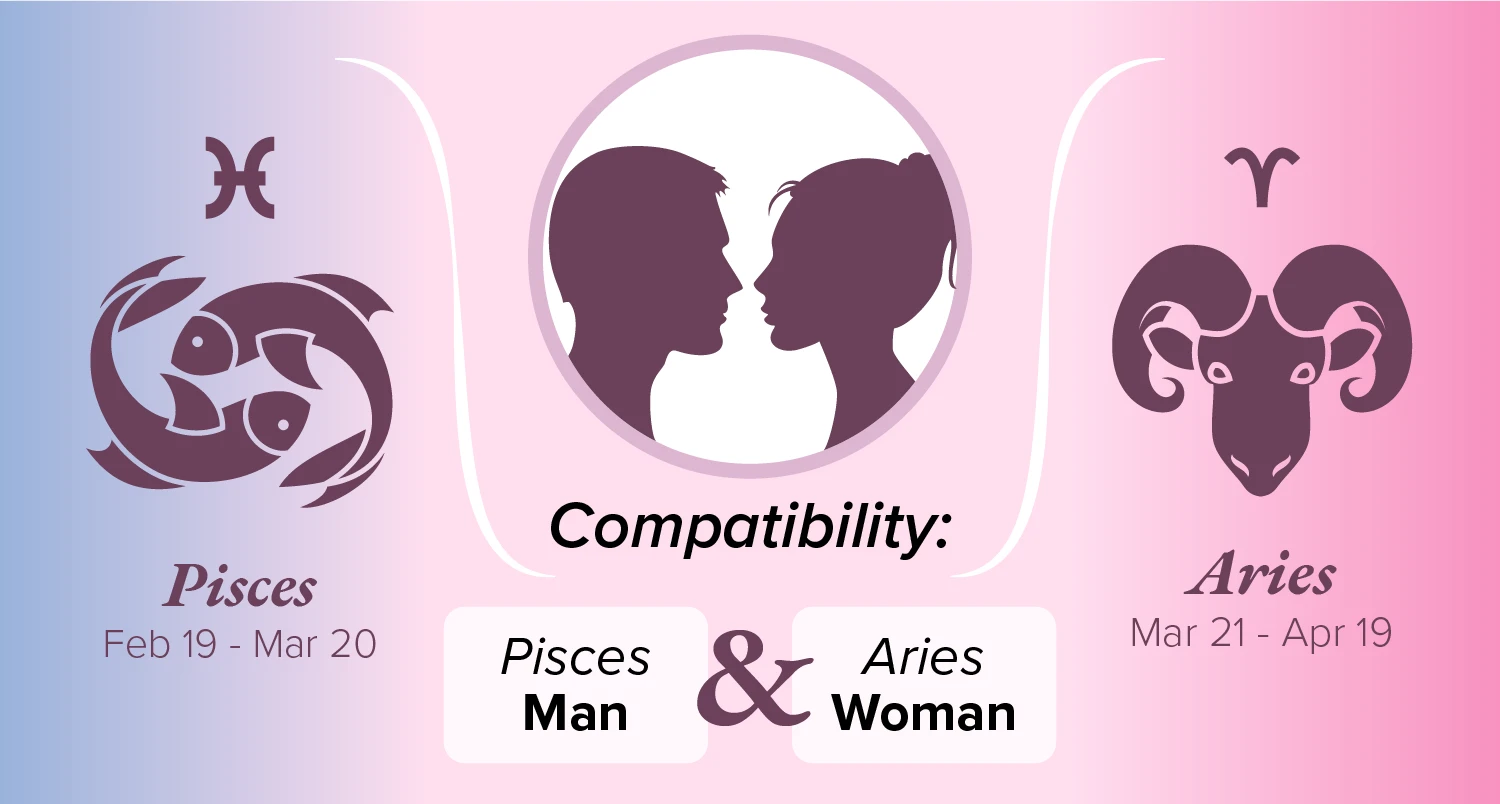 Pisces Man and Aries Woman Compatibility: Love, Sex, and Chemistry