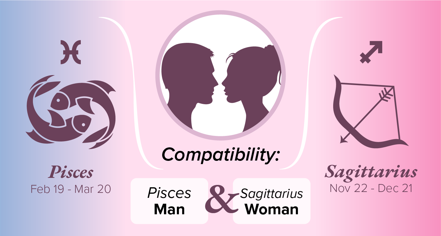 Pisces Man and Sagittarius Woman Compatibility: Love, Sex, and Chemistry