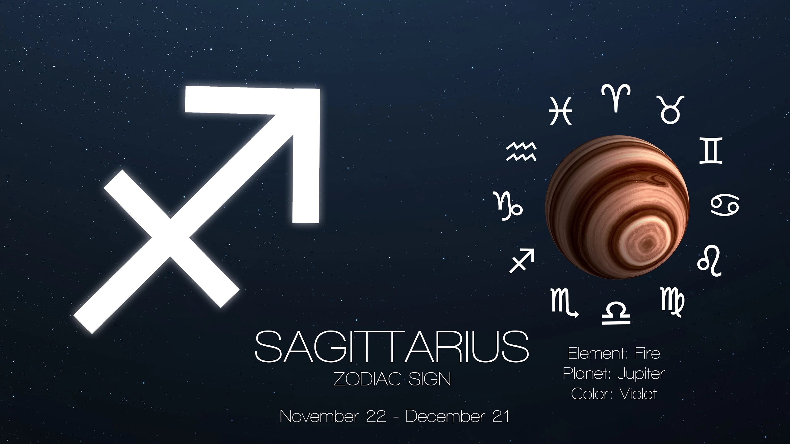 Sagittarius zodiac sign facts and stats