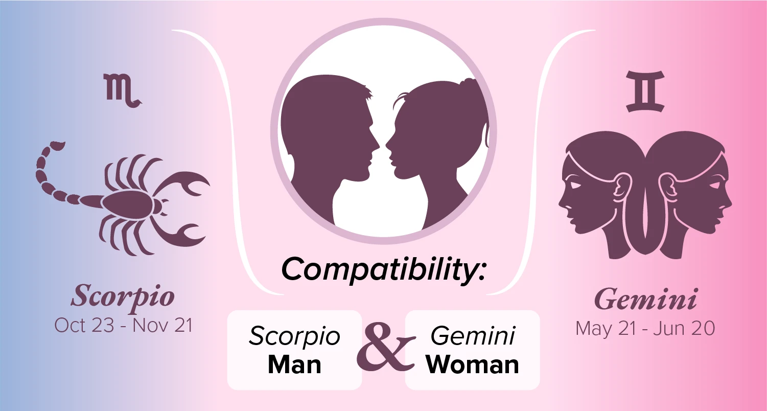 Scorpio Man and Gemini Woman Compatibility: Love, Sex, and Chemistry