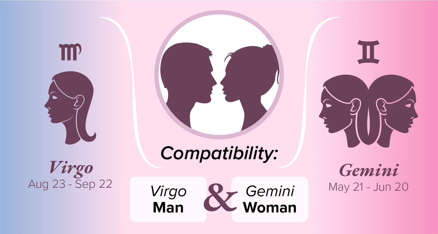 Virgo Man and Gemini Woman Compatibility: Love, Sex, and Chemistry