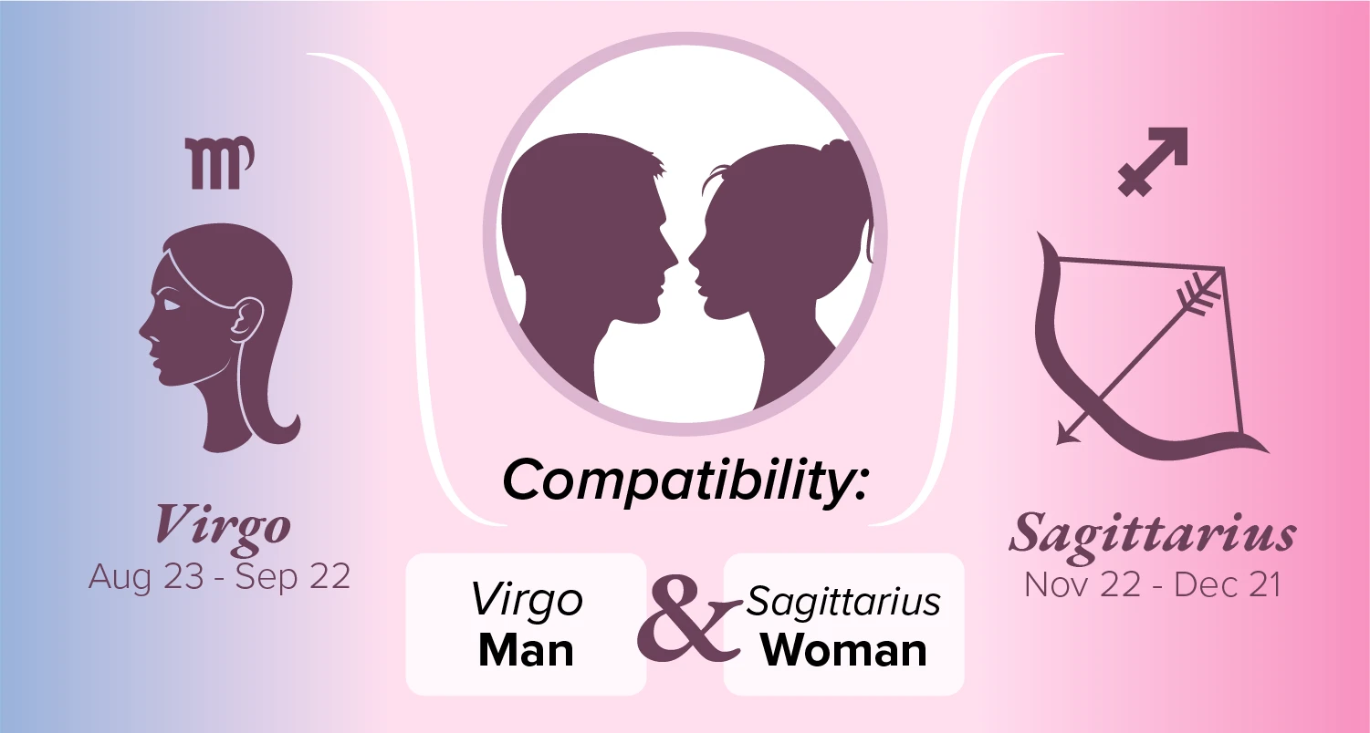 Virgo Man and Sagittarius Woman Compatibility: Love, Sex, and Chemistry