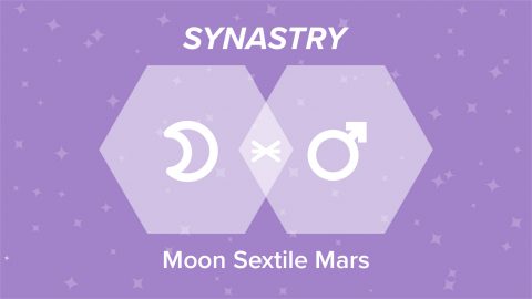 Moon Sextile Mars Synastry: Relationships and Friendships Explained