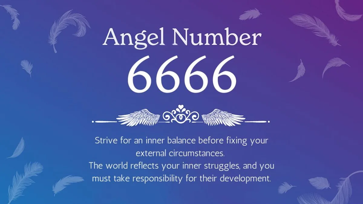 What Does The Angel Number 6666 Mean Angel Number 6666 Meaning & Symbolism - Numerology Sign