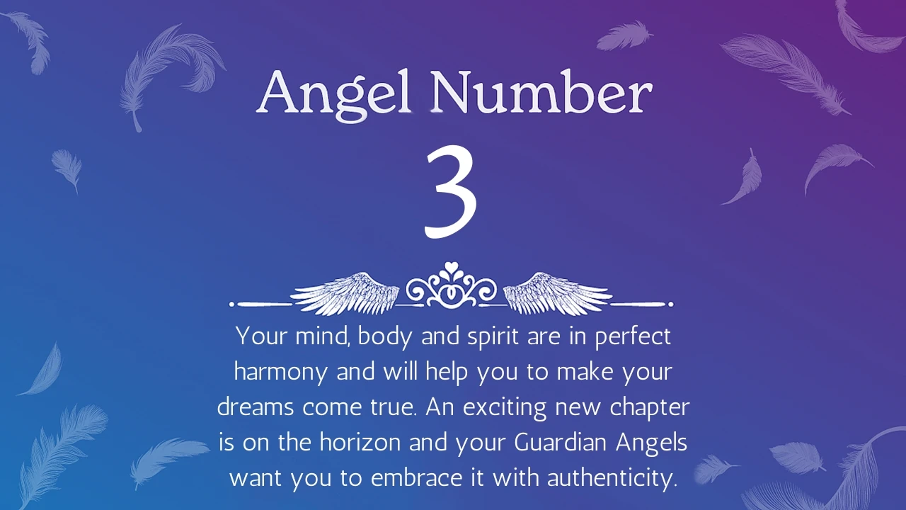 Angel Number 3 Meaning and Symbolism