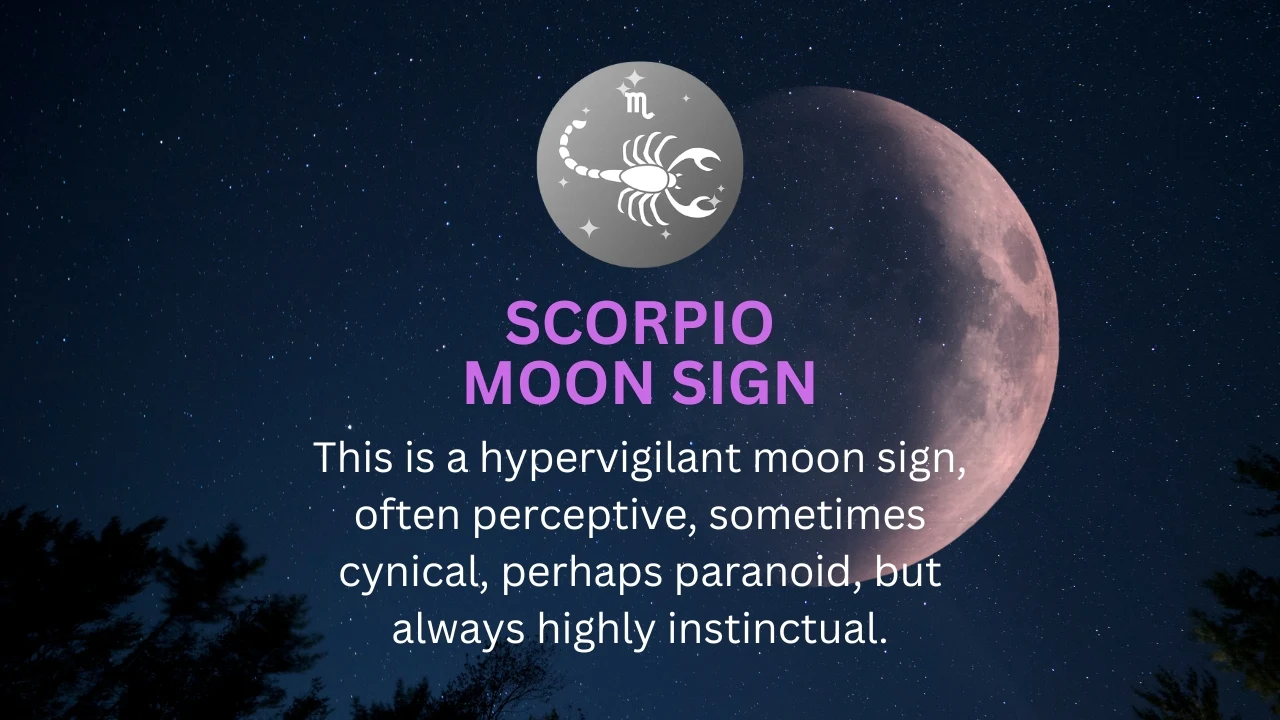 Scorpio Moon Meaning and Personality Traits