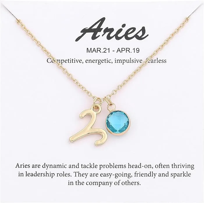 Aries Zodiac Necklace