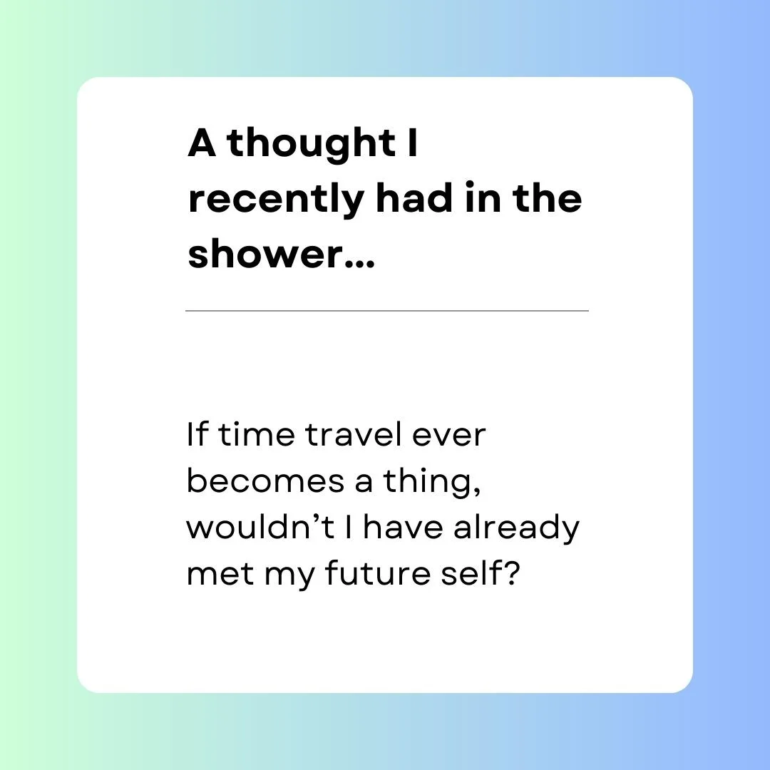 A thought I recently had in the shower... Hinge Prompt Answer Example