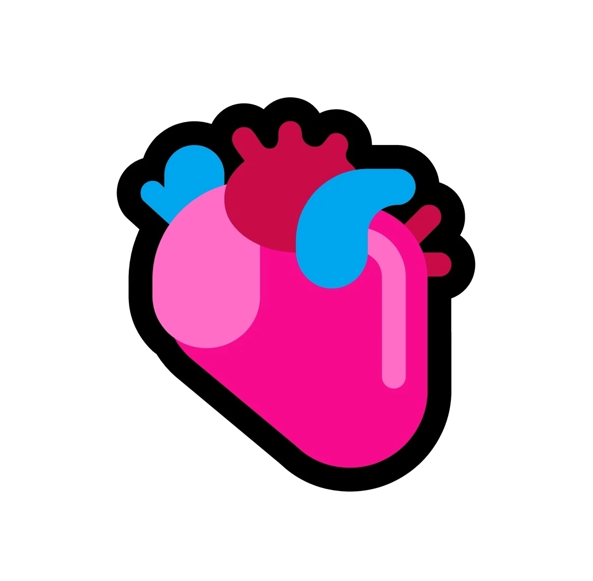 Anatomical Heart Emoji